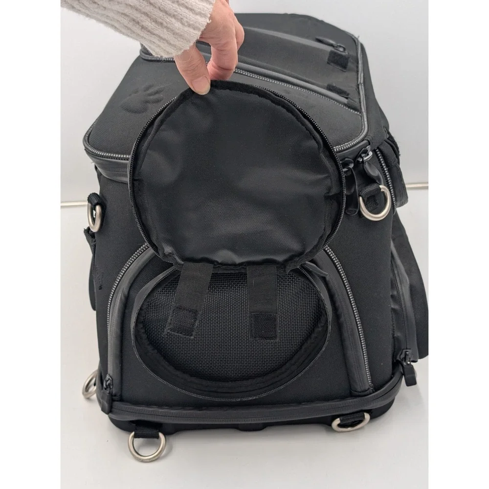 Kuryakyn Pet Palace Carrier Black Motorcycle Travel Comfort Liner 4199 W/ Straps